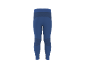 Blauwe sportlegging voor kinderen met getextureerde details.