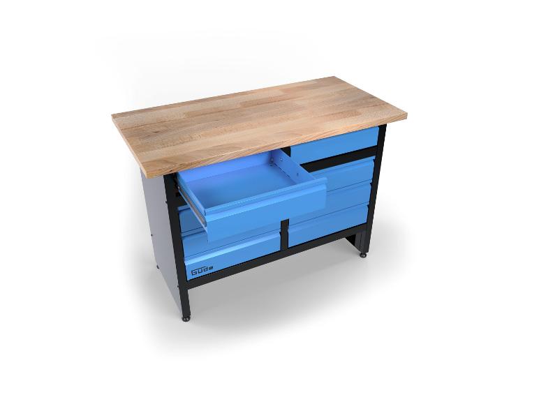 Werkplaats kastenwand GWS 4100 - complete werkplaatsinrichting met werkbanken