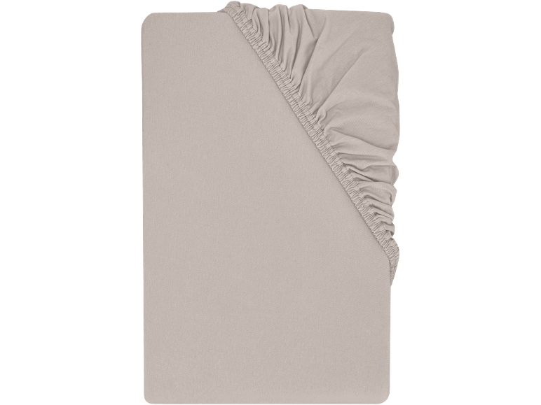 Taupe jersey hoeslaken
