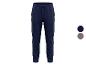 Donkerblauwe joggingbroek met trekkoord en zakken, met een grijze kleuroptie.
