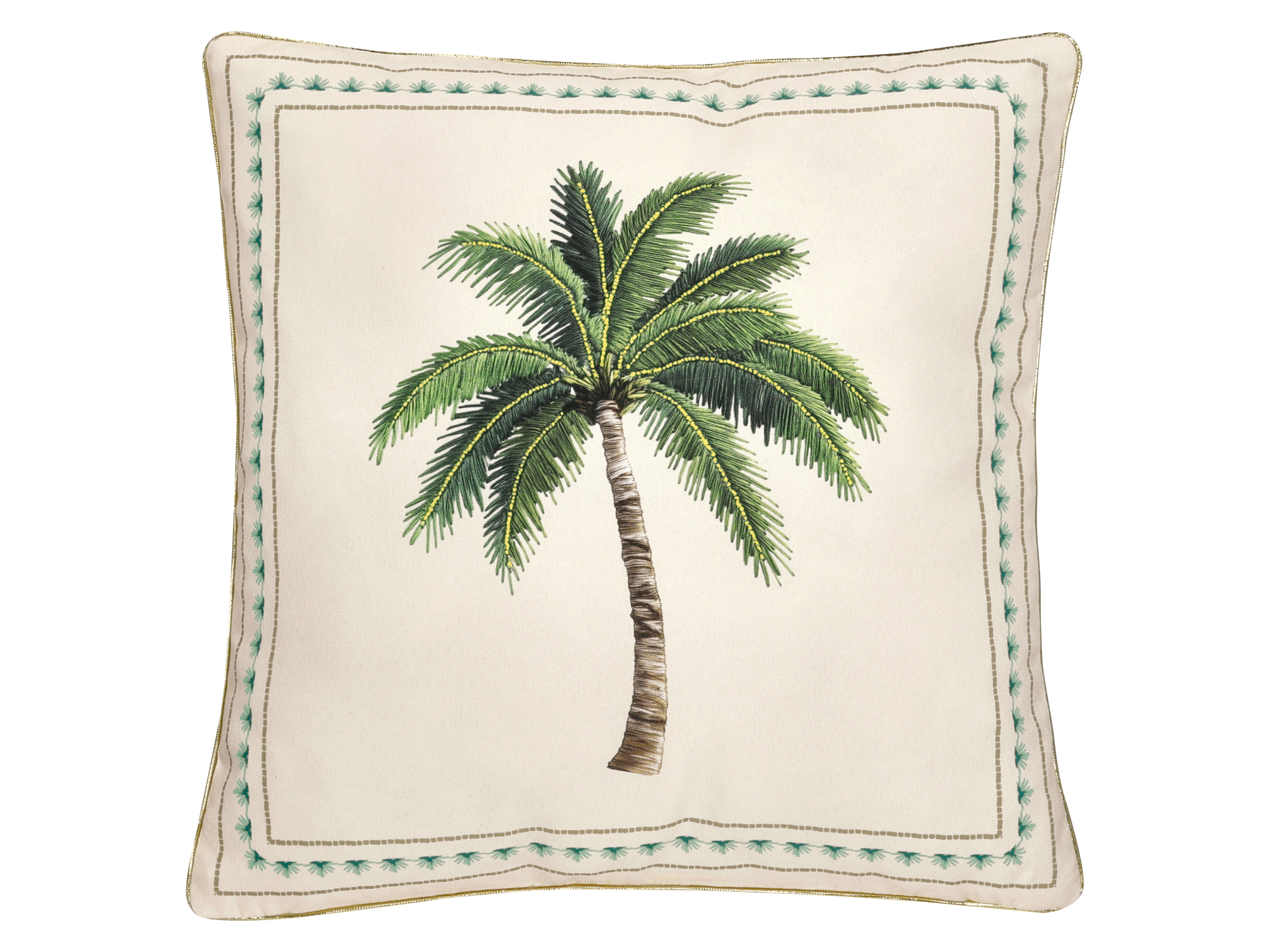 LIVARNO Sierkussen 45 x 45 cm (Palm)