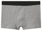 Grijze herenboxershort met zwarte tailleband