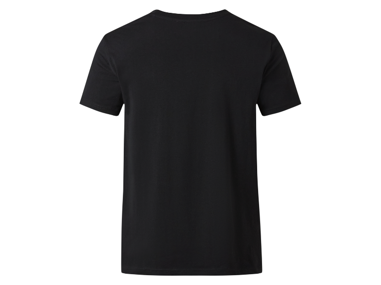 Een zwart t-shirt, achterkant.