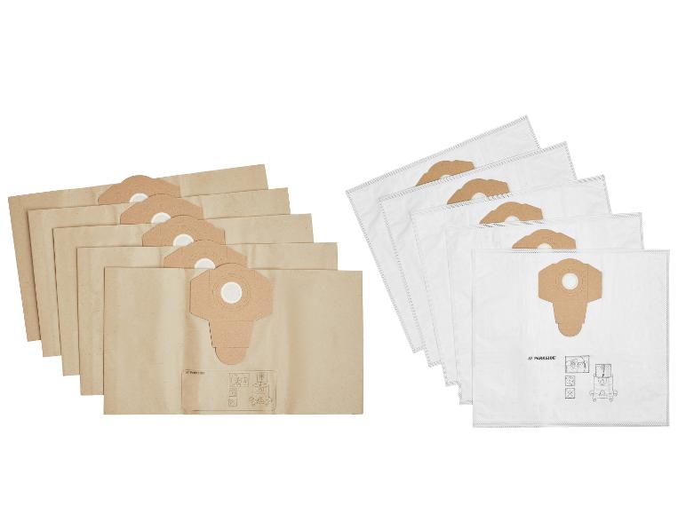 PARKSIDE stofzuigerzakken set: 5 papieren en 5 non-woven.