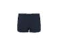 Donkerblauwe boxershort, achterkant.