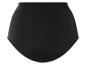 Zwarte badpak slip met hoge taille.