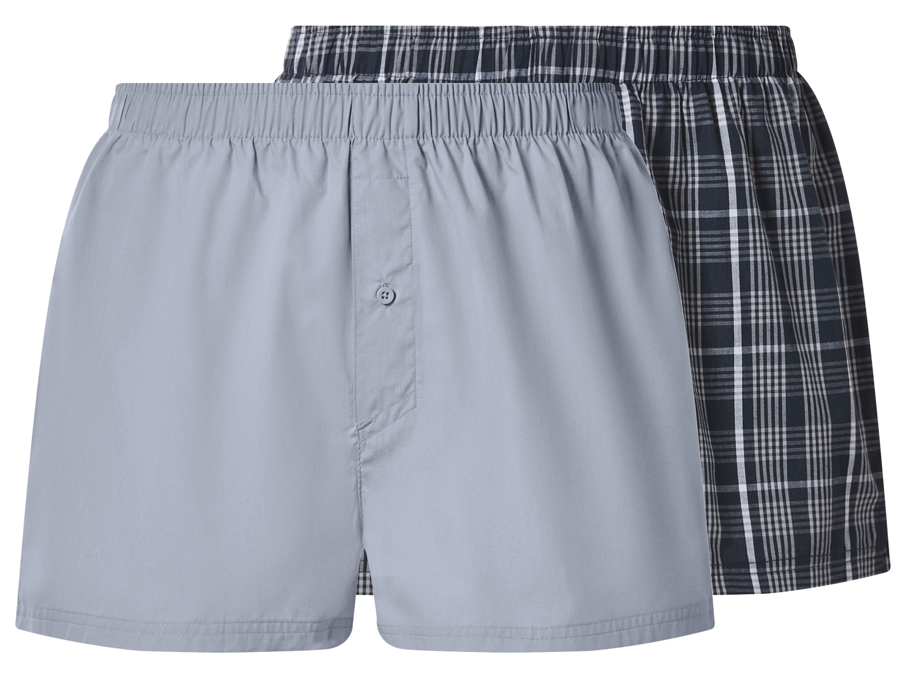 esmara Men Set van 2 heren boxershorts (Blauw, M)