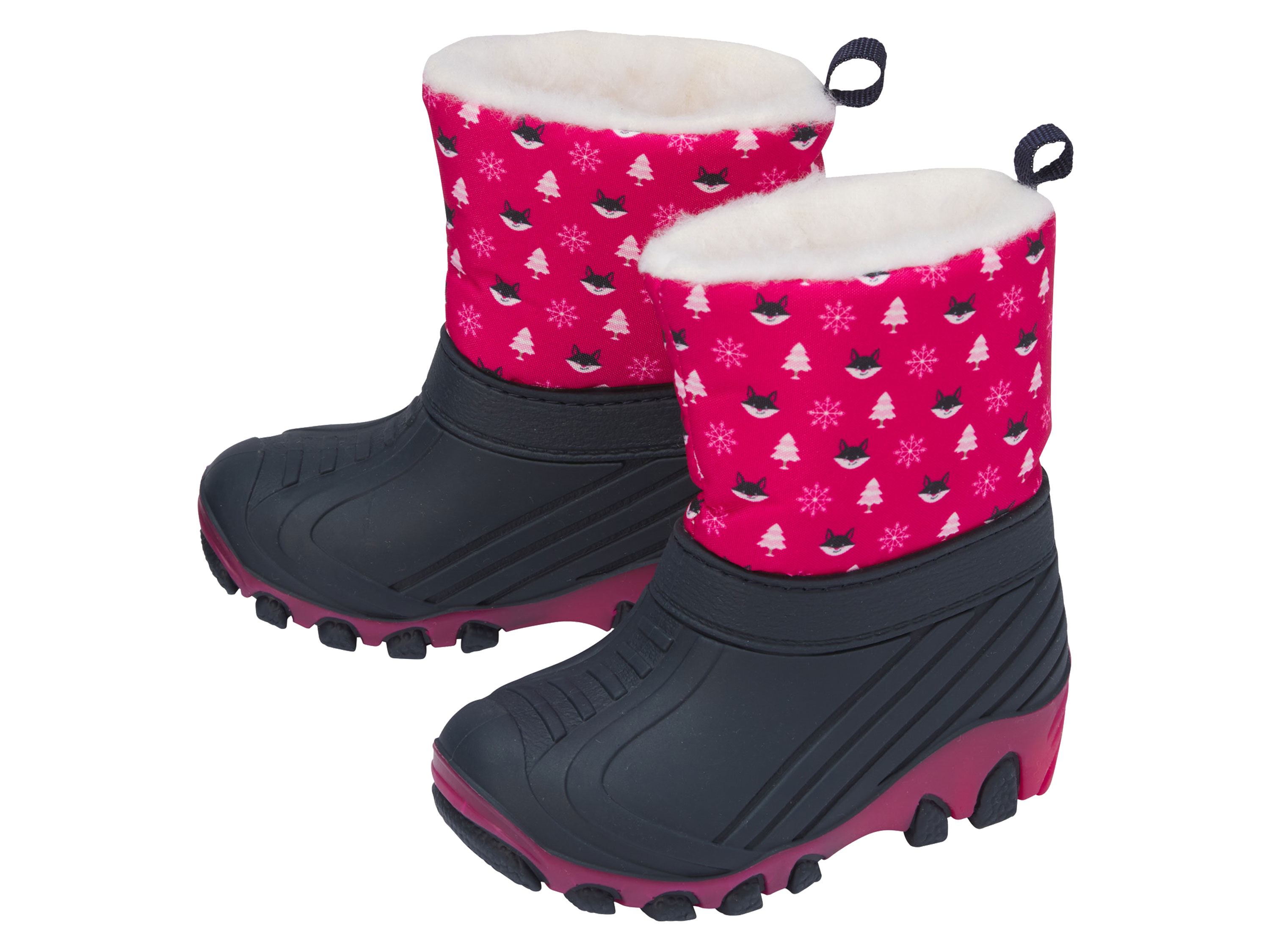 LUPILU Kinder snowboots met lichtjes (Roze, 29)
