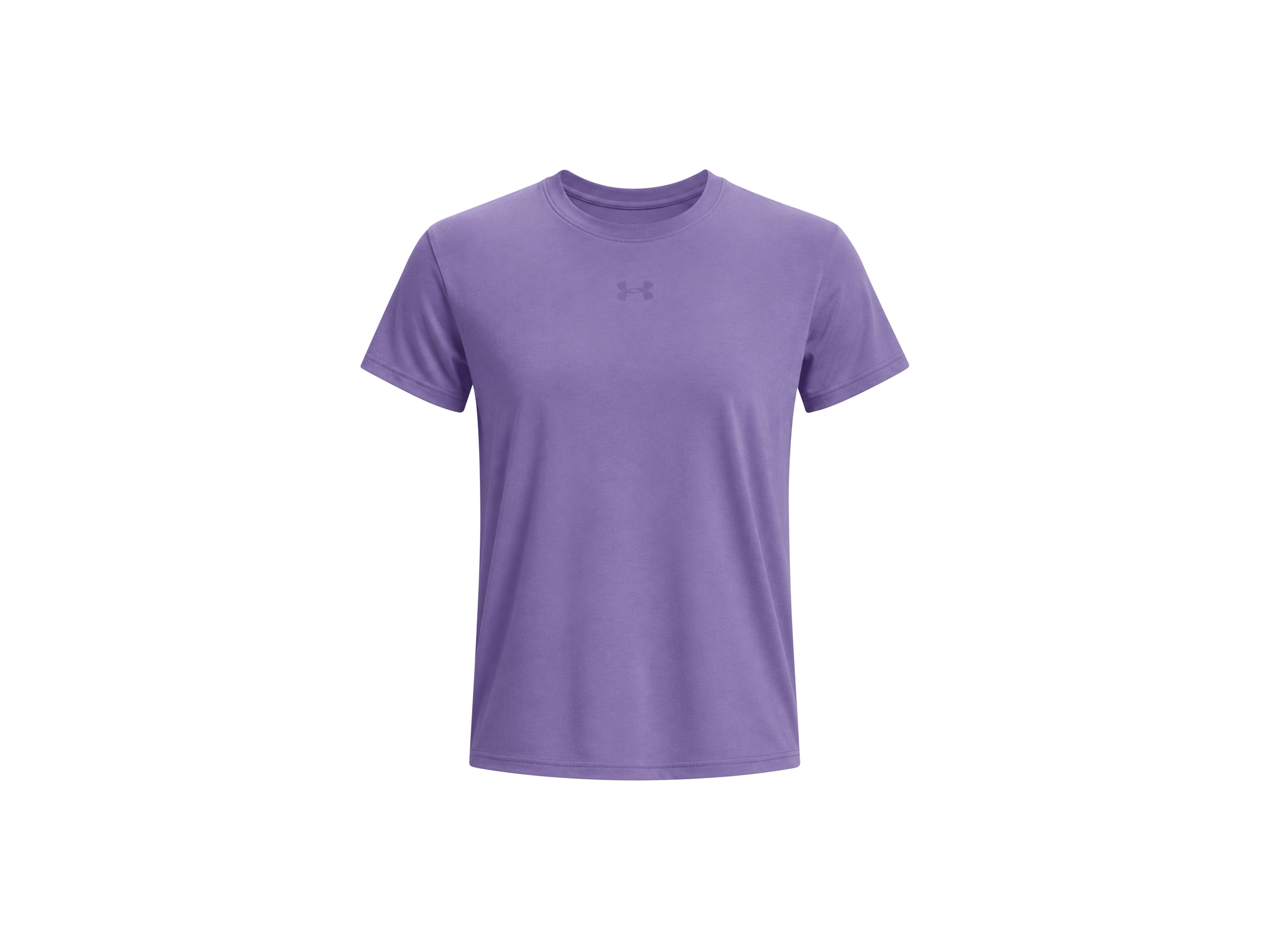 UNDER ARMOUR Dames T-shirt, wijde pasvorm. (Lila, M)