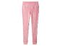 Roze fluwelen legging met hoge taille