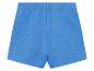 Blauwe katoenen shorts voor kinderen.