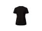 Zwart dames t-shirt, achterkant.