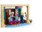 LEGO Disney Frozen set met Anna, Elsa, Olaf en een pinguïn, in een bakkerijscène.