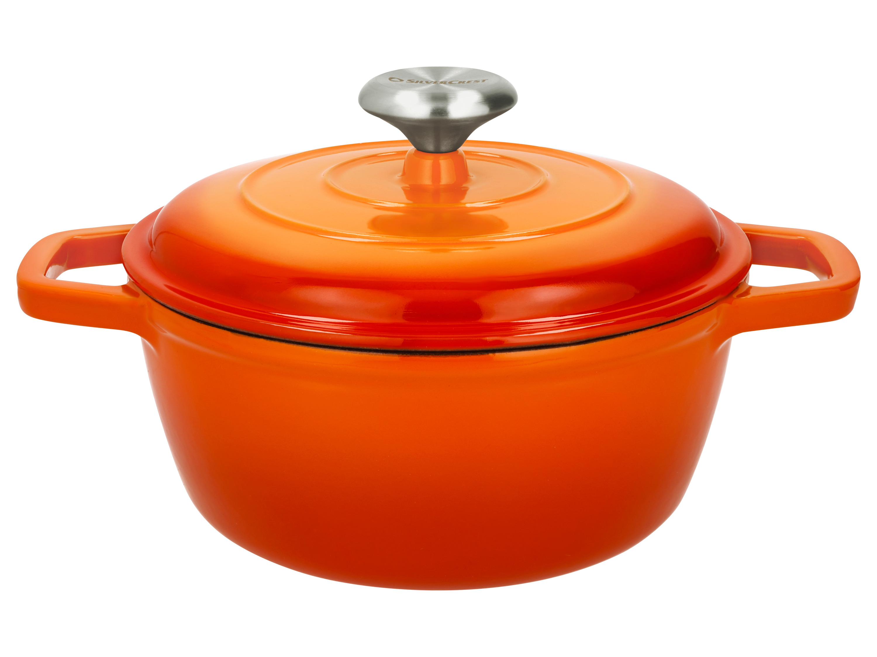 SILVERCREST Gietijzeren pan, Ø21 cm (Oranje)