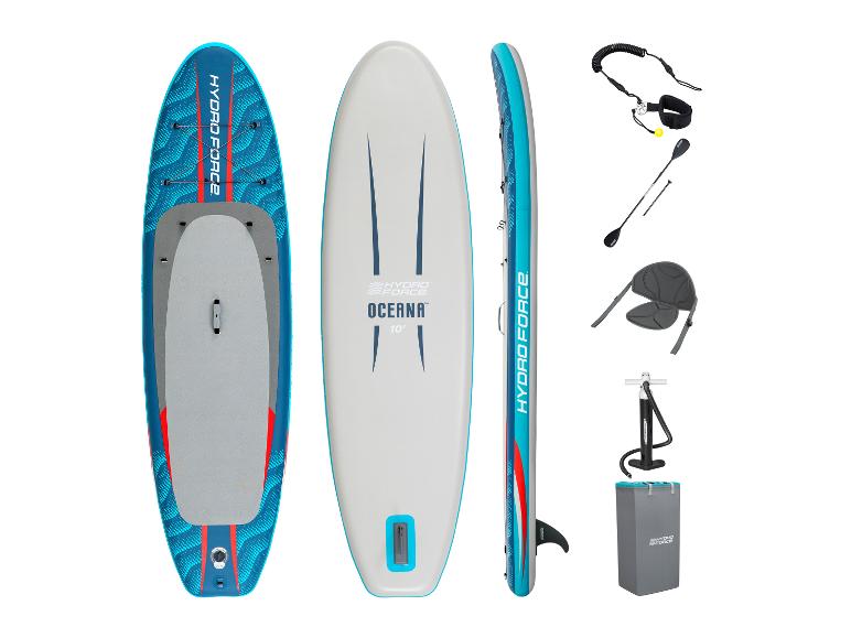 Opblaasbaar SUP board Hydro-Force Oceana 10', peddel, leash en tas.