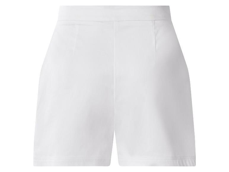 Witte shorts met hoge taille