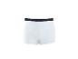 Witte herenboxershort met een zwarte tailleband.