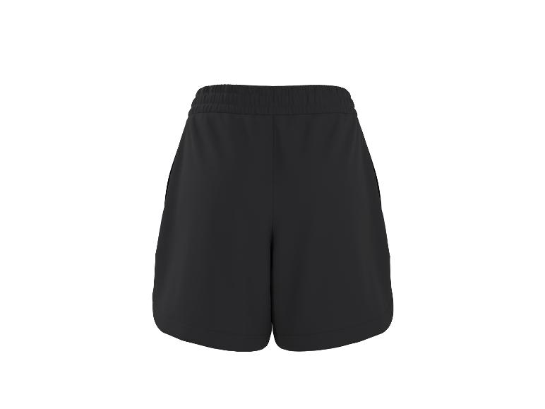 Zwarte sportshorts met elastische tailleband.