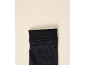 Zwarte legging of panty met elastische tailleband.