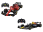 Bestuurbare auto's JAMARA Ferrari F1-75 en Oracle Red Bull Racing RB18 1:18