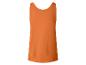 Effen oranje tanktop, achterkant.