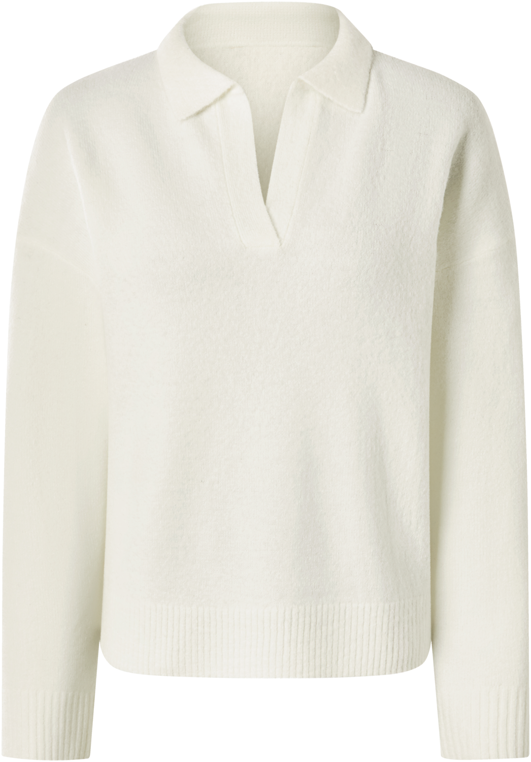 ESMARA Dames trui met polokraag (Wit, XS (32/34))