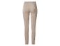 Beige high-waisted legging met gedetailleerde naden.