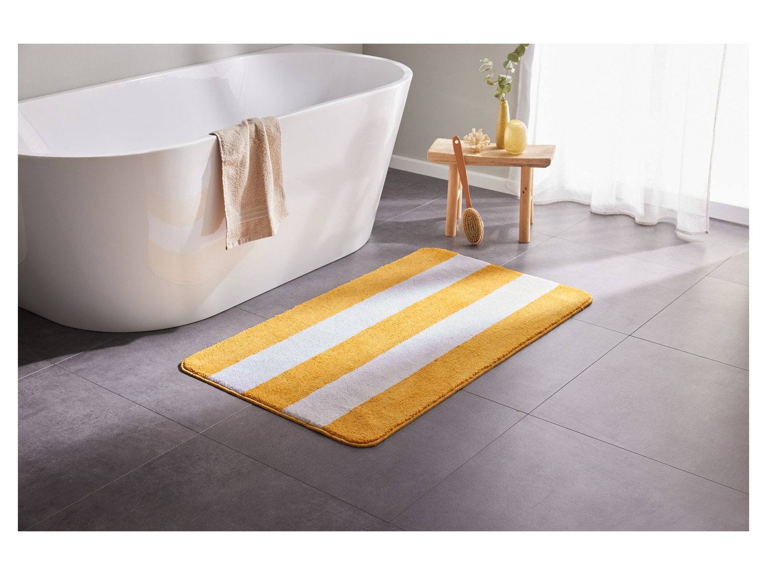 Meusch 2322799311 badmat Ocean, 70 x 120 cm, koningsblauw