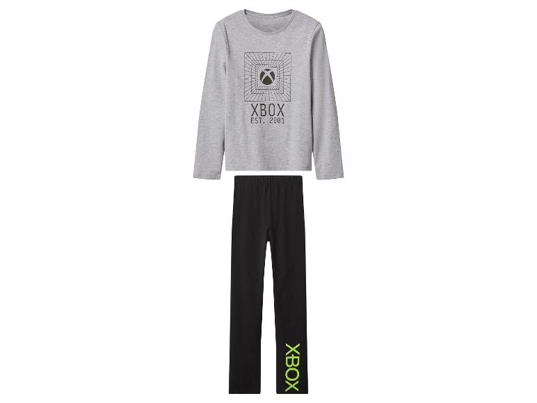 Grijze Xbox longsleeve top en zwarte Xbox joggingbroek set.