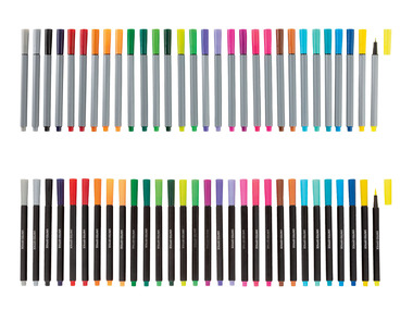 UNITED OFFICE® Mini-fineliner/-brushliner pennen