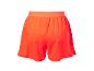 Helderoranje sport shorts.
