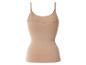 Beige naadloze corrigerende camisole met verstelbare bandjes