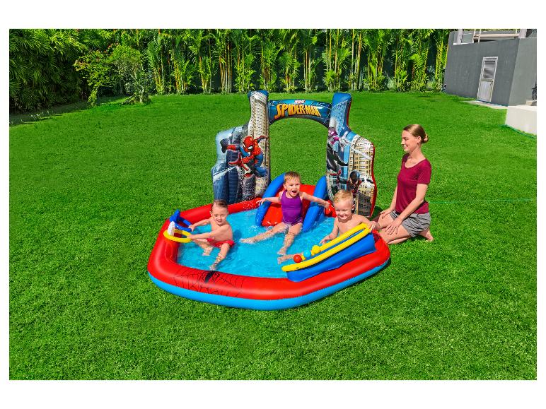 Spiderman opblaasbaar zwembad en speelset voor kinderen.