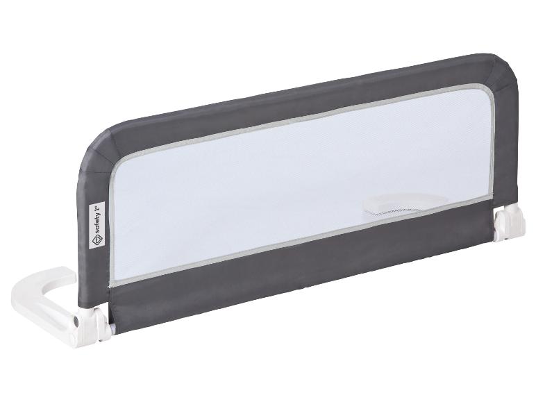 Safety 1st bedhekje in grijs en wit met gaasvenster.