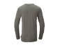 Grijs herenshirt met lange mouwen, achterkant