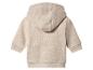 Beige kinderhoodie, achteraanzicht
