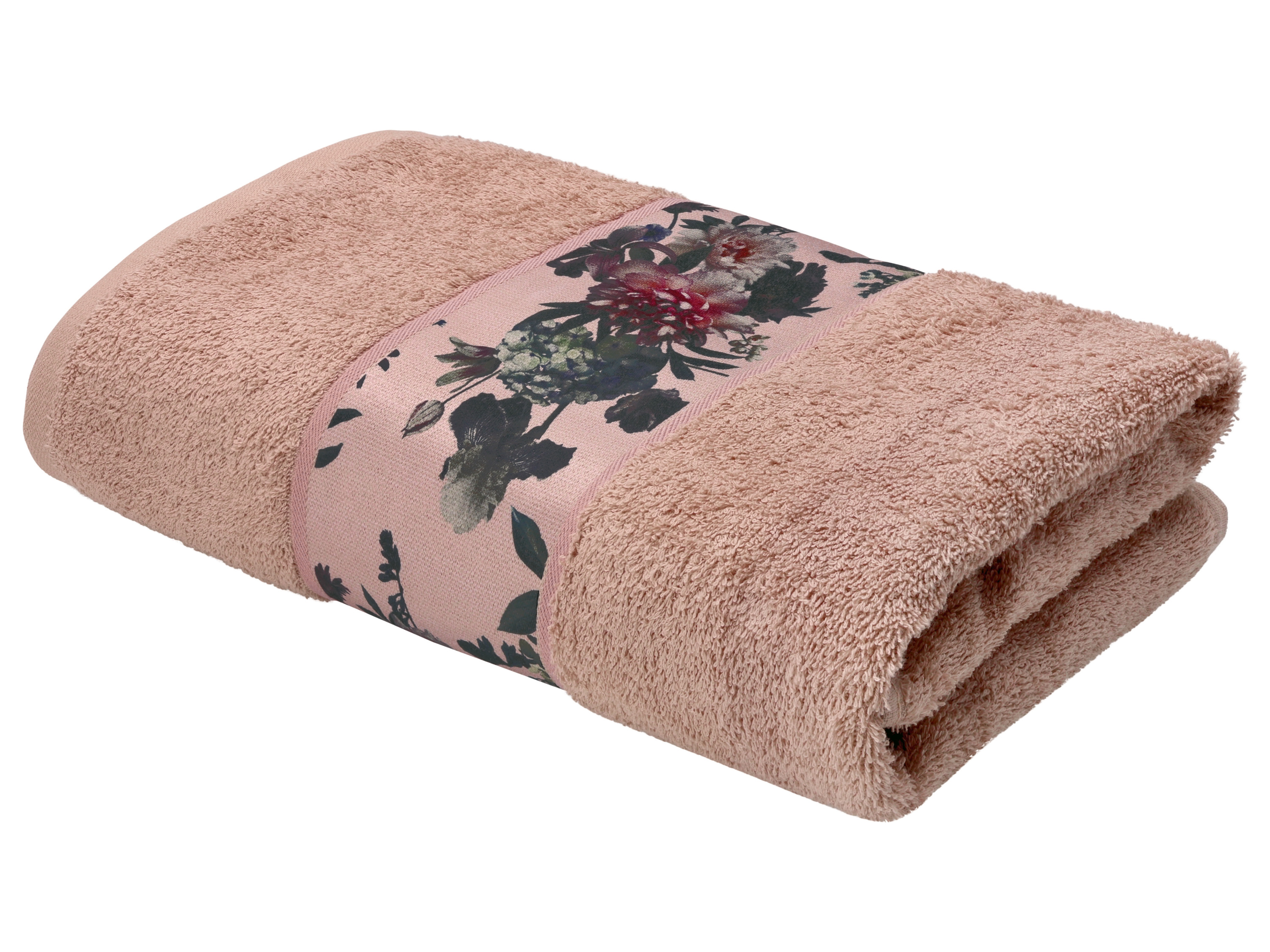 LIVARNO Douchehanddoek 70 x 140 cm (Lichtroze) afbeelding