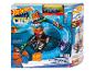 Hot Wheels City speelset met een gorilla-thema, inclusief baan en auto's.