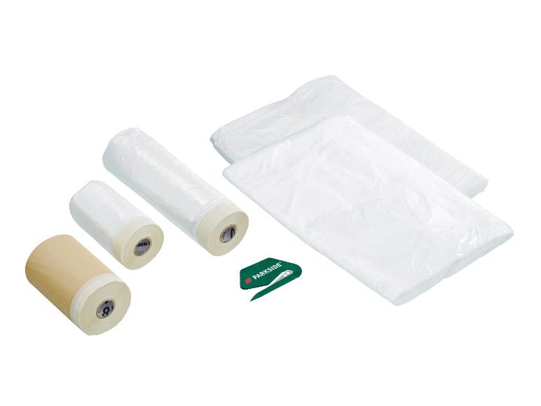 Parkside afdekfolie en schilderstape set