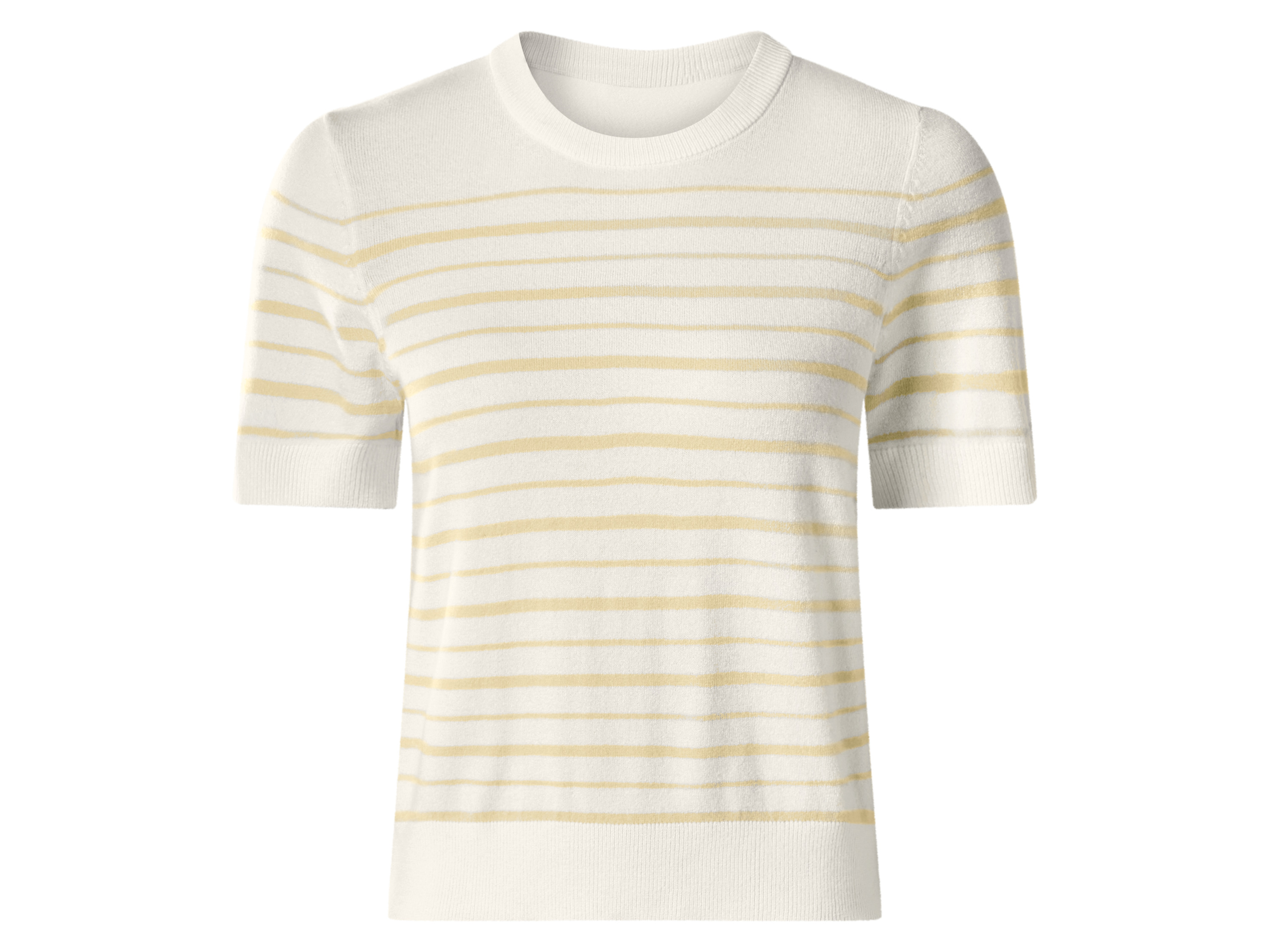 ESMARA Dames gebreid shirt (Wit, S (36/38))