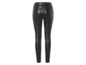 Zwarte leren leggings voor dames.