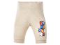 Beige babybroek met 'POOH'-blokkenprint.