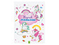Puzzelboek met unicorns en 100 stickers.