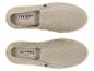 Twee beige heren instappers met 'esmara MEN' op de binnenzool.