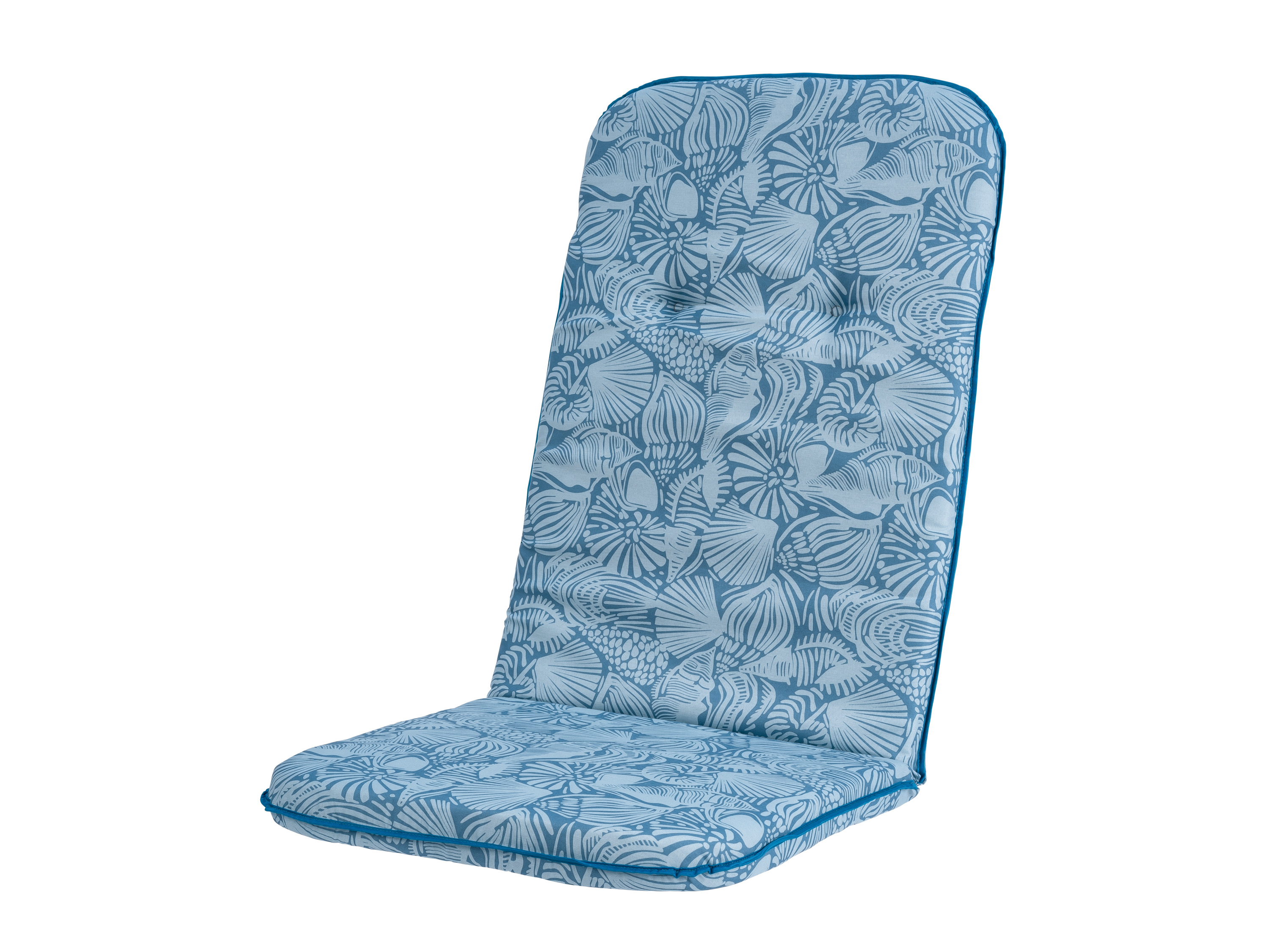 LIVARNO Tuinstoelkussen hoge rug (Blauw)