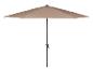 Beige parasol met grijze paal en slinger