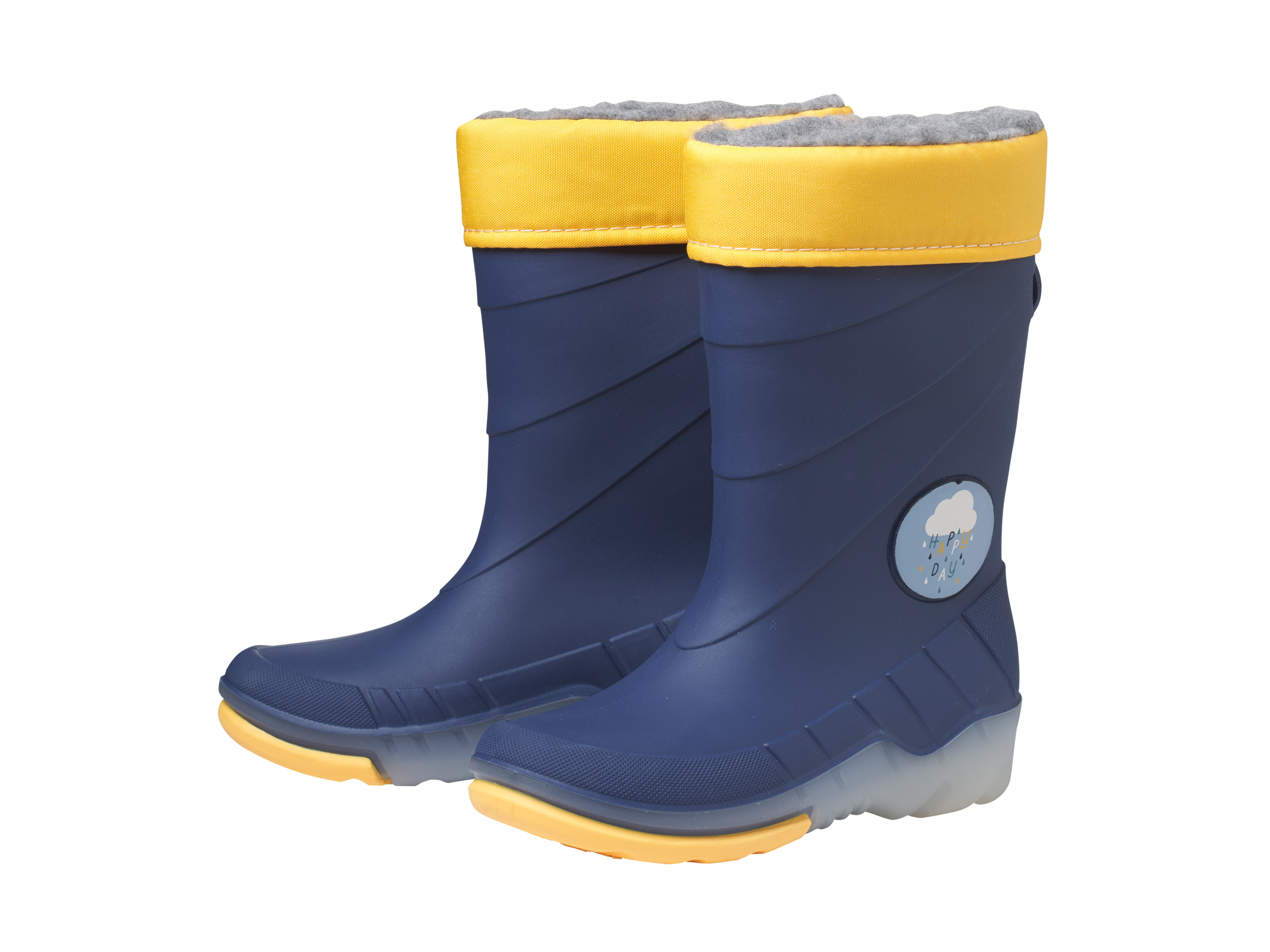 LUPILU Kinder regenlaarzen met lichtjes (Marineblauw, 24/25)