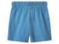 Blauwe kinderbroek met elastische tailleband.
