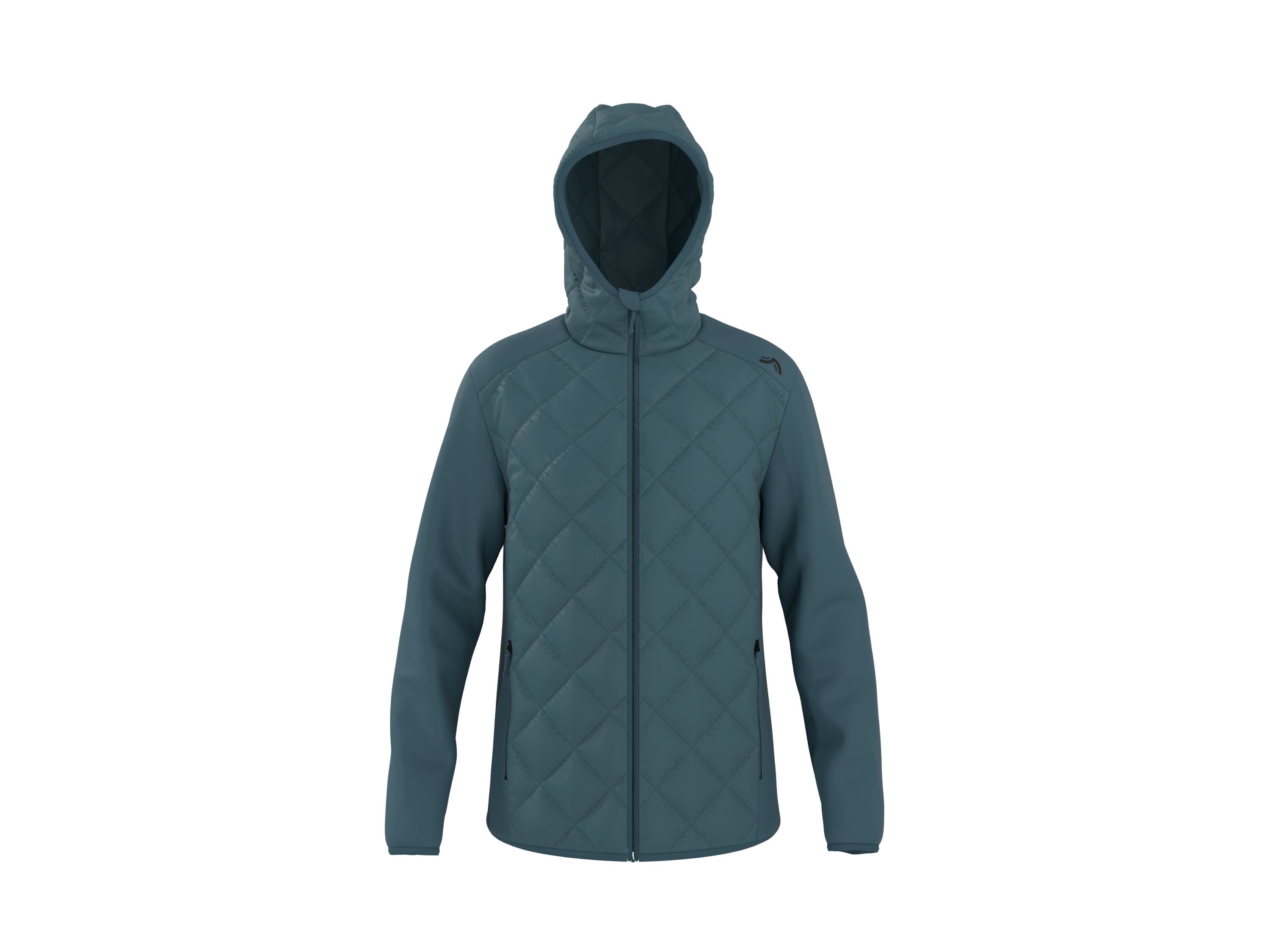 CRIVIT Heren hybride jas (Petrol, S)