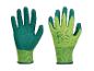 Parkside werkhandschoenen: groen en limoengroen.